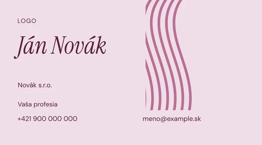 Vizitka RIBBON (AD08) – náhľad návrhu