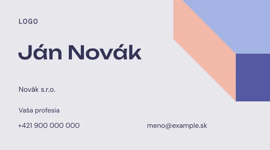Vizitka PRISM (AD10) – náhľad návrhu