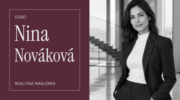 Vizitka VISTA (AR01) – predná strana