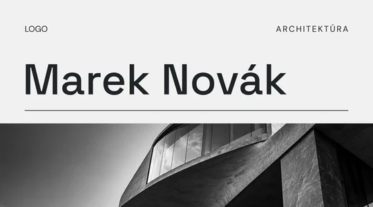 Vizitka AXIS (AR02) – náhľad návrhu