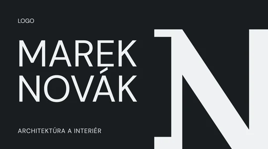 Vizitka MONOLITH (AR05) – náhľad návrhu