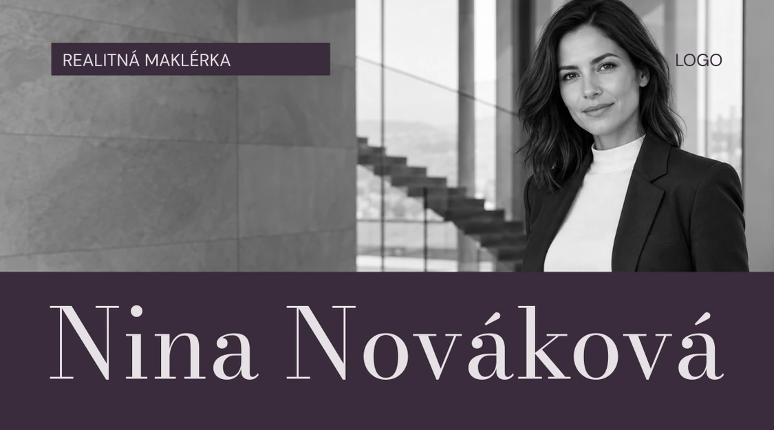 Vizitka SILHOUETTE (AR06) – predná strana