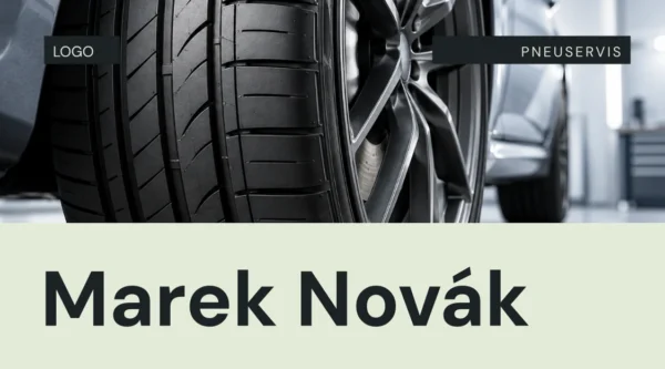 Vizitka TREAD (AU05) – predná strana