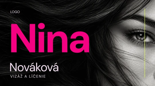 Vizitka EDITORIAL (BM01) – náhľad návrhu