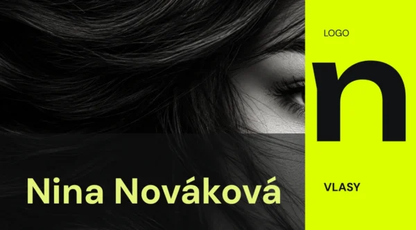 Vizitka NEON CUT (BM05) – predná strana