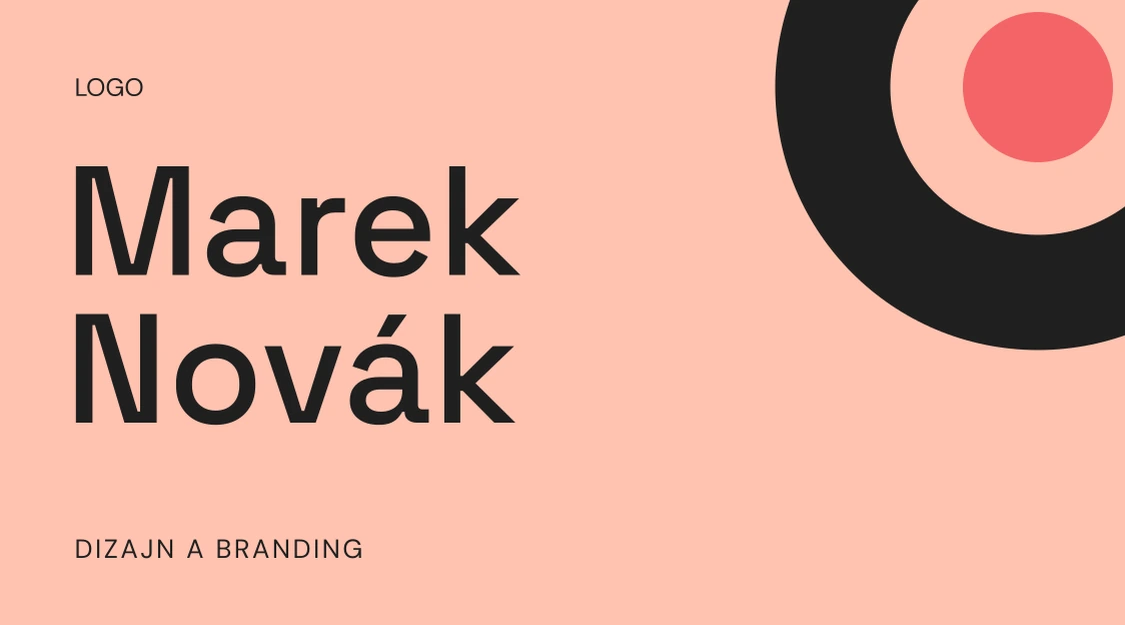 Vizitka OFFSET (CR06) – predná strana