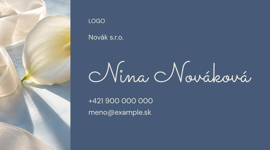 Vizitka KEEPSAKE (FL08) – zadná strana