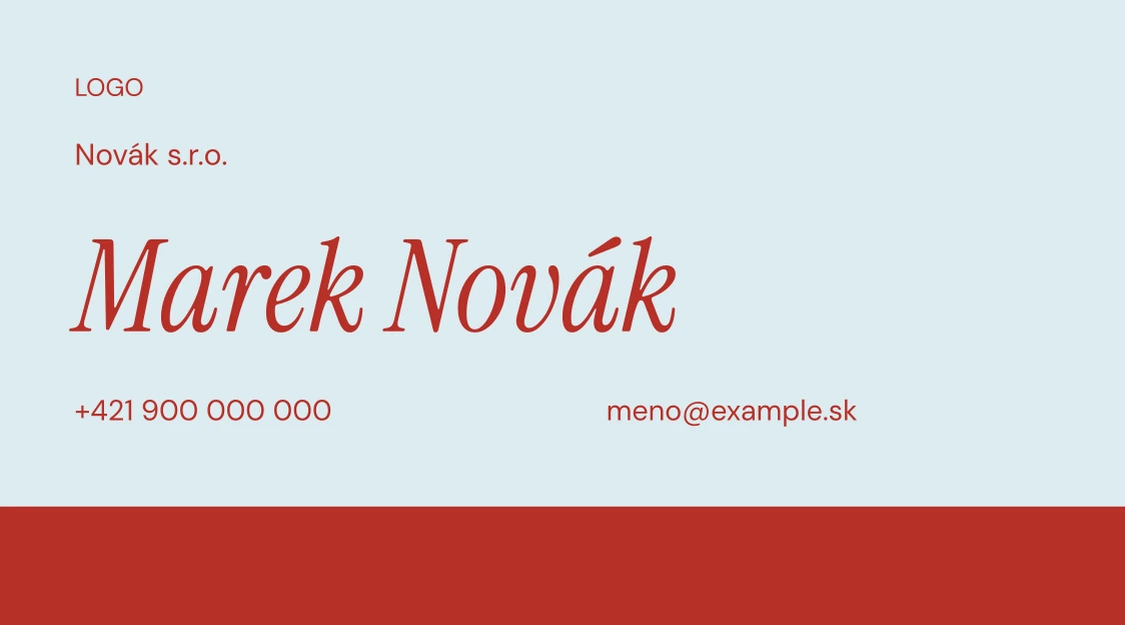Vizitka POMODORO (GH01) – zadná strana