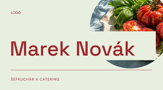 Vizitka CHEF (GH05) – náhľad návrhu