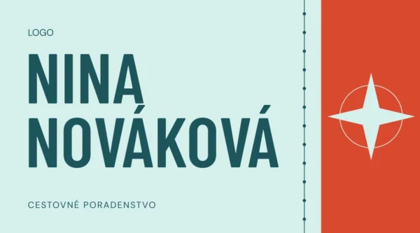 Vizitka VOYAGE (GH06) – predná strana