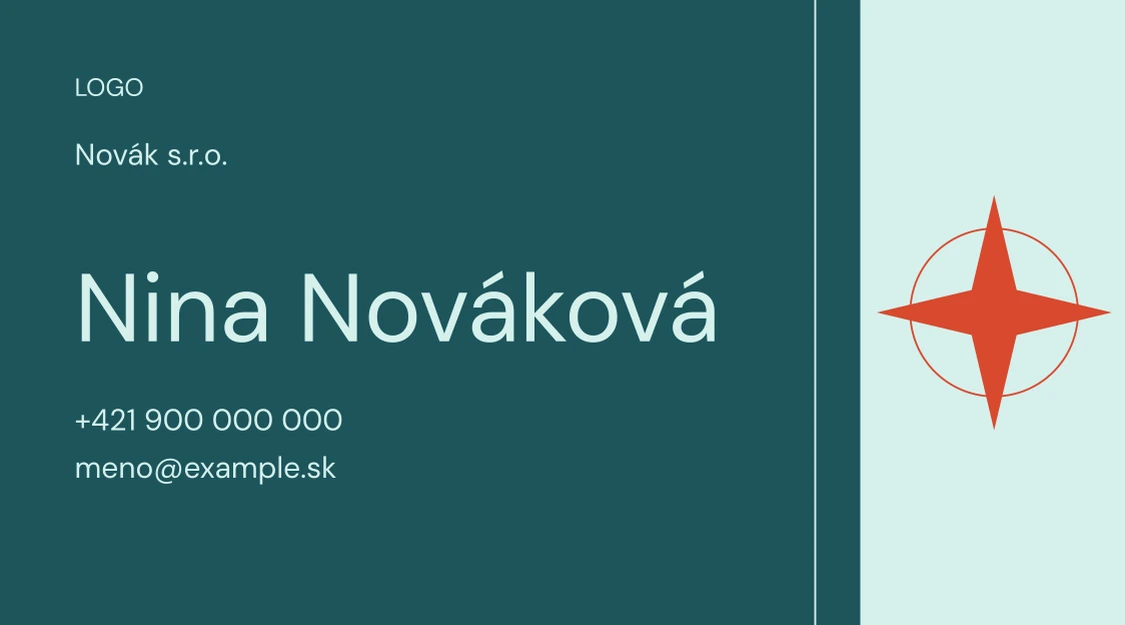 Vizitka VOYAGE (GH06) – zadná strana