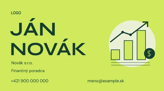 Vizitka EQUITY (LF03) – náhľad návrhu
