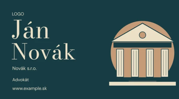 Vizitka PORTICO (LF06) – predná strana