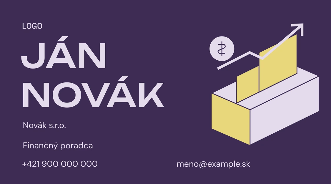Vizitka CAPITAL (LF08) – predná strana