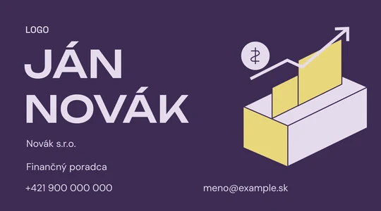 Vizitka CAPITAL (LF08) – náhľad návrhu