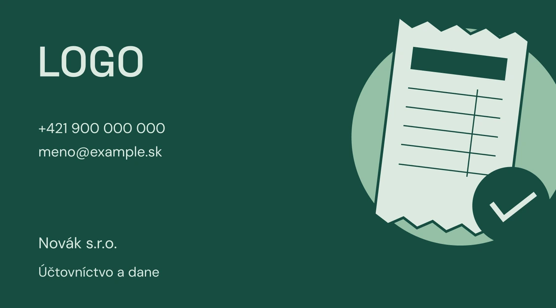 Vizitka BALANCE (LF10) – zadná strana