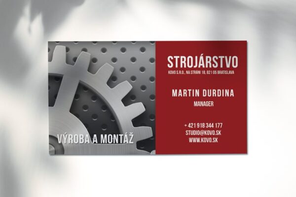 Vizitka Technik 04 – predná strana (ilustračné údaje)